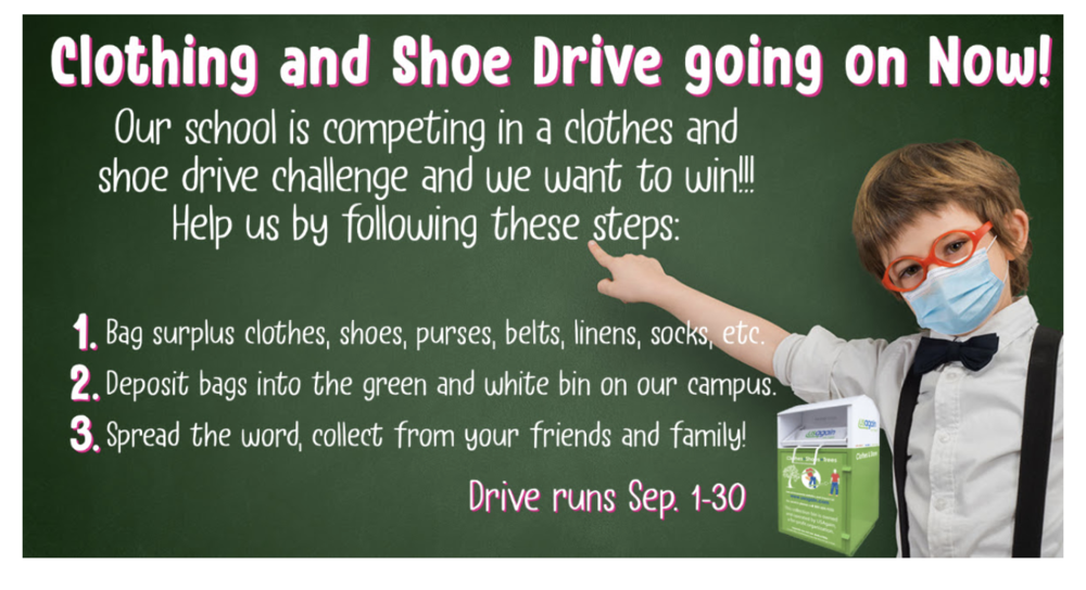 Clothing and shoe drive | Alhambra Primary School