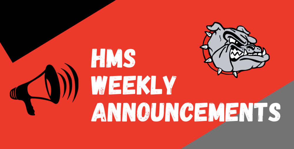 HMS Announcements