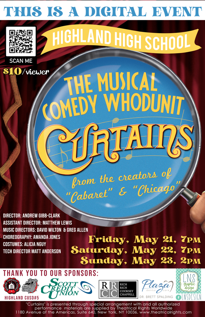 HHS Presents Curtains!